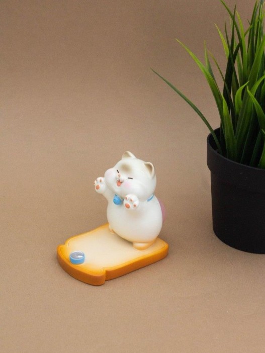 Подставка под телефон/планшет «Sleepy cat», white 