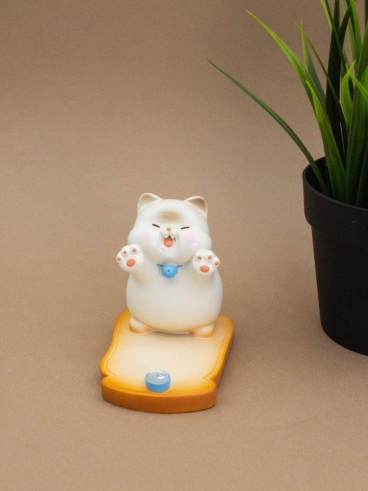 Подставка под телефон/планшет «Sleepy cat», white 