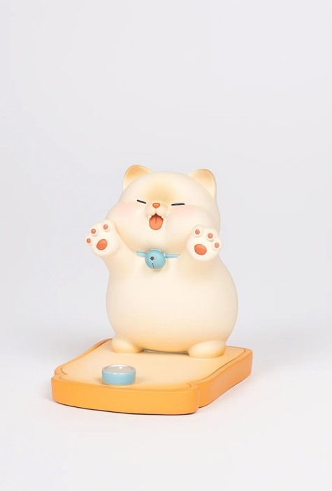 Подставка под телефон/планшет «Sleepy cat», white 