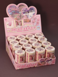 Набор наклеек &quot;Little cute things&quot;, pink, шоу-бокс 16 шт.