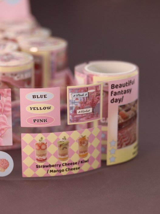 Набор наклеек &quot;Little cute things&quot;, pink, шоу-бокс 16 шт. 