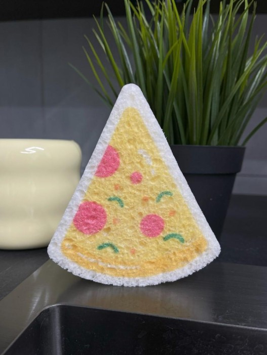 ЭКО губка для посуды &quot;Pizza&quot; 
