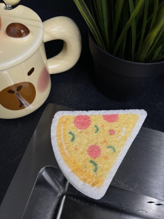 ЭКО губка для посуды &quot;Pizza&quot; 