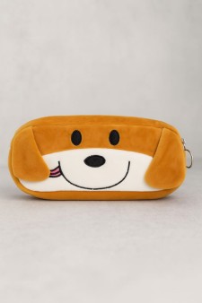 Пенал плюшевый "Red dog", orange (20*10 см)