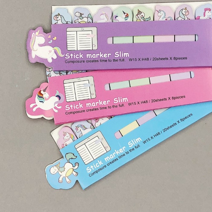 Стикеры "Happy unicorn", blue 