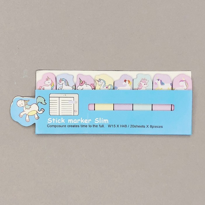 Стикеры "Happy unicorn", blue 