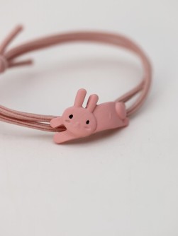 Резинка для волос GIRLY "Long bunny", pink