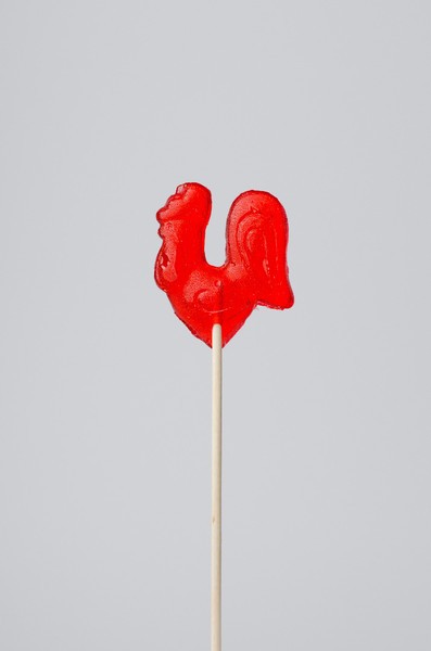 Леденцы "Старый добрый петушок", мини ассорти (шоубокс - 45 шт.) 