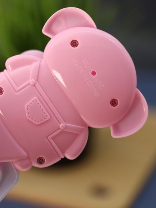 Портативный механический ручной вентилятор «Piglet», (14,5х7,5х4 см), mix 