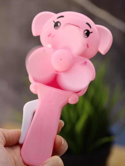 Портативный механический ручной вентилятор «Piglet», (14,5х7,5х4 см), mix 