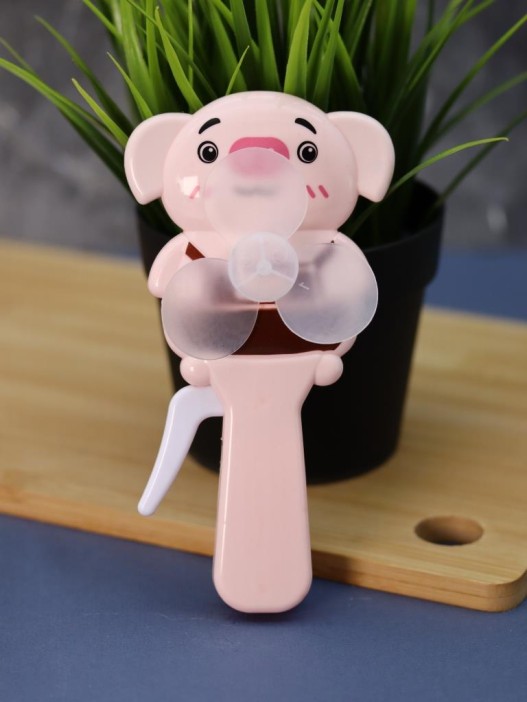 Портативный механический ручной вентилятор «Piglet», (14,5х7,5х4 см), mix 