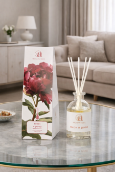 Диффузор ароматический "Пион и роза", 50 мл