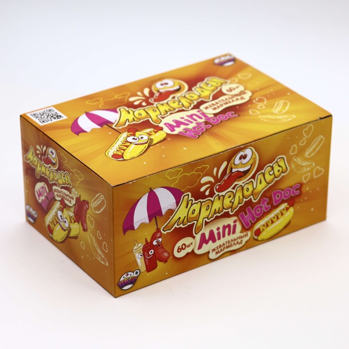 Жевательный мармелад «Мармеладсы mini HOTDOG», 60 шт. 