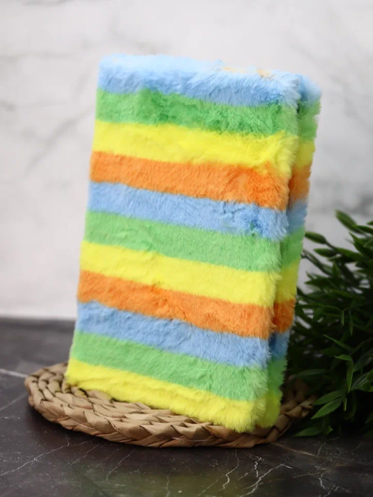 Блокнот плюшевый &quot;Fireworks&quot;, 21х14,5 см, плотность 80 гр. 