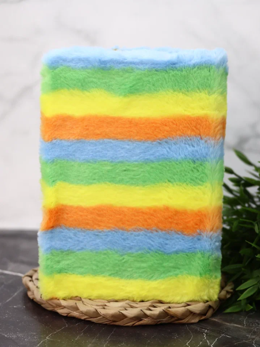 Блокнот плюшевый &quot;Fireworks&quot;, 21х14,5 см, плотность 80 гр. 