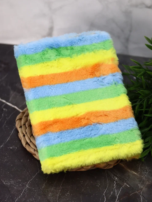 Блокнот плюшевый &quot;Fireworks&quot;, 21х14,5 см, плотность 80 гр. 