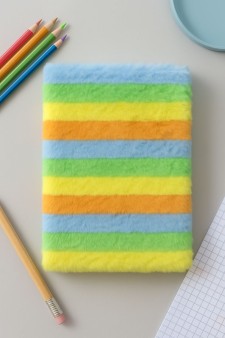 Блокнот плюшевый "Fireworks"