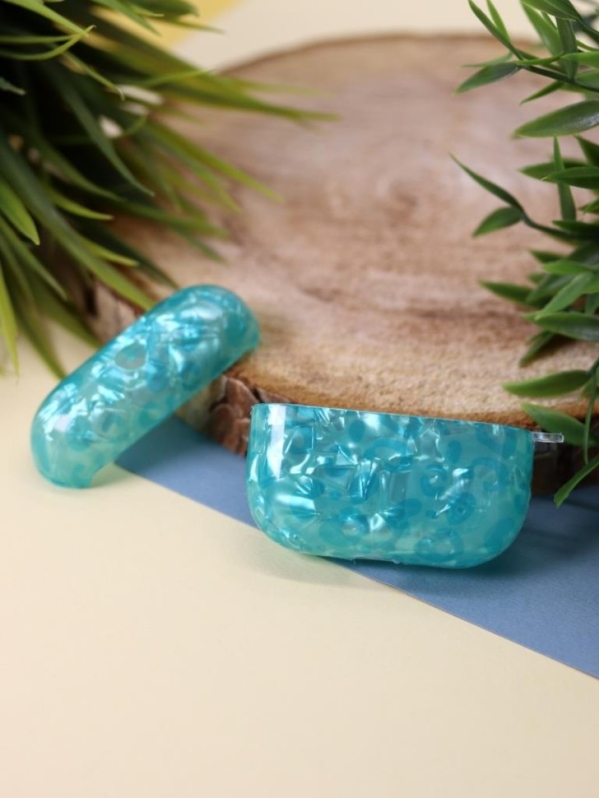 Чехол для AirPods Pro "Sea shell", blue