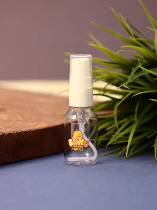 Дорожная бутылочка "Семья утки", желтая (25мл) 