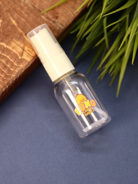 Дорожная бутылочка "Семья утки", желтая (25мл) 