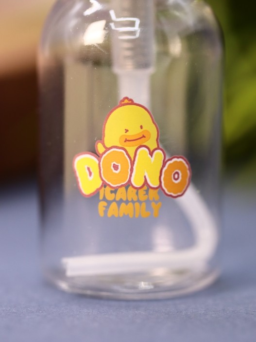 Дорожная бутылочка "Семья утки", желтая (25мл) 