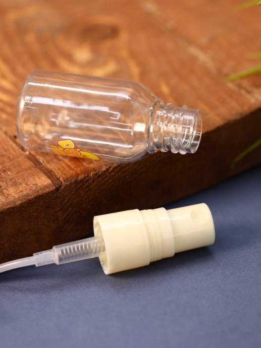 Дорожная бутылочка "Семья утки", желтая (25мл) 