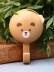 Крючок на липучке «Hello bear», brown 