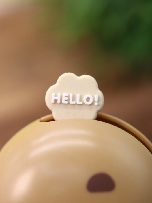 Крючок на липучке «Hello bear», brown 