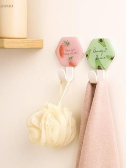 Крючок на липучке «Beautiful home» 2шт, mix color