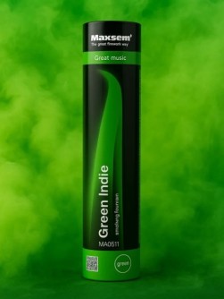 Цветной дым "Green Indie", зеленый, калибр 0,8", 60сек, 16см)