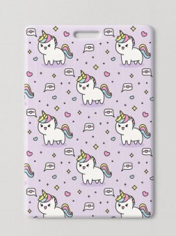 Держатель для карт Аниме «Many unicorn» (6,5 х 10,4 см)