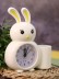 Часы-будильник с подставкой для канцелярии «Bunny Buzz», white