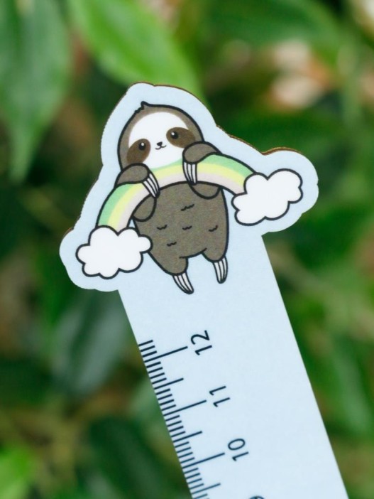 Линейка ECO из дерева Аниме «Sloth» 