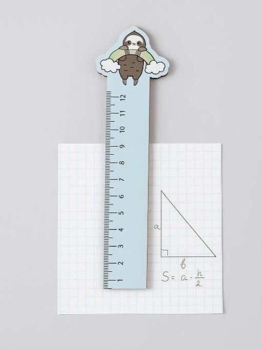Линейка ECO из дерева Аниме «Sloth» 