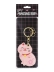 Брелок-чехол для магнитных ключей GIRLY "Кот", розовый