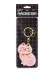Брелок-чехол для магнитных ключей GIRLY "Кот", розовый