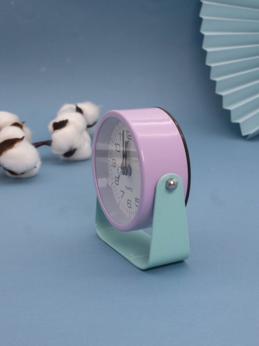 Часы-будильник «Shifter», purple- green (10,5х10 см) 