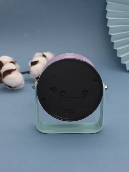 Часы-будильник «Shifter», purple- green (10,5х10 см) 