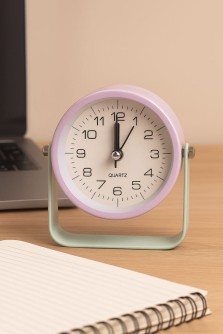 Часы-будильник «Shifter», purple- green (10,5х10 см)