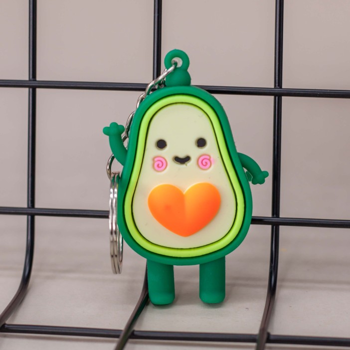 Брелок "Avocado heart", orange 