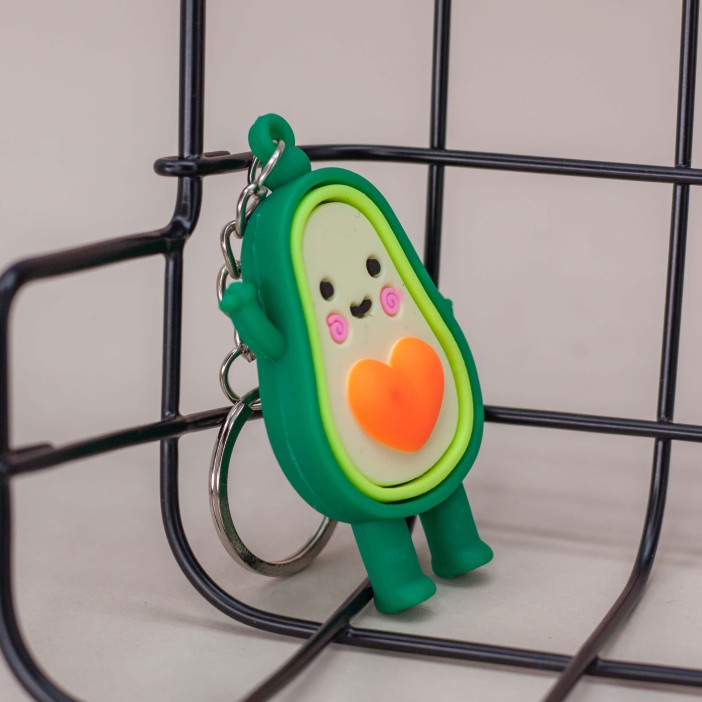 Брелок "Avocado heart", orange 