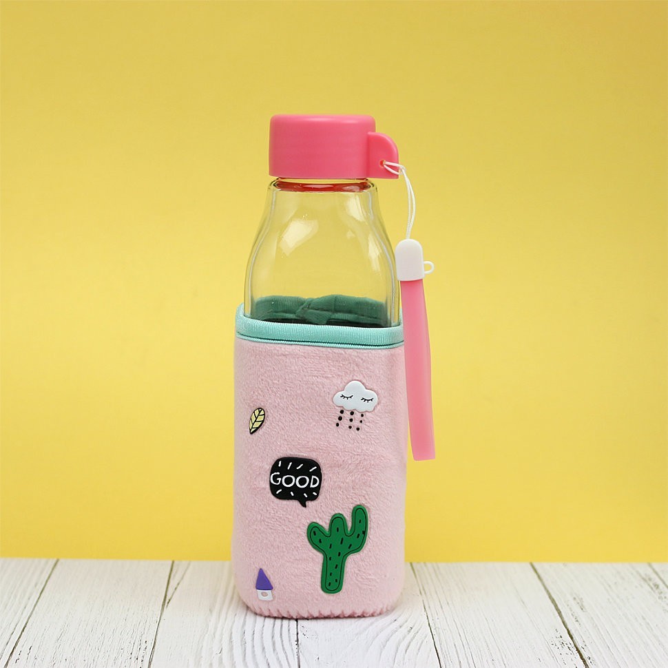 2184A БУТЫЛКА "Cactus" pink