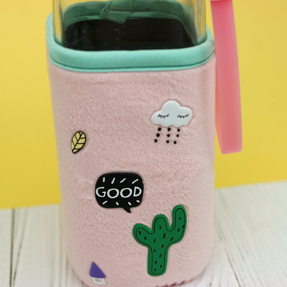 2184A БУТЫЛКА "Cactus" pink