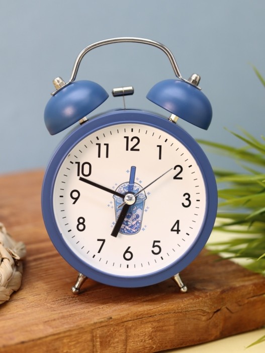 Часы-будильник "Funny drawing", blue 
