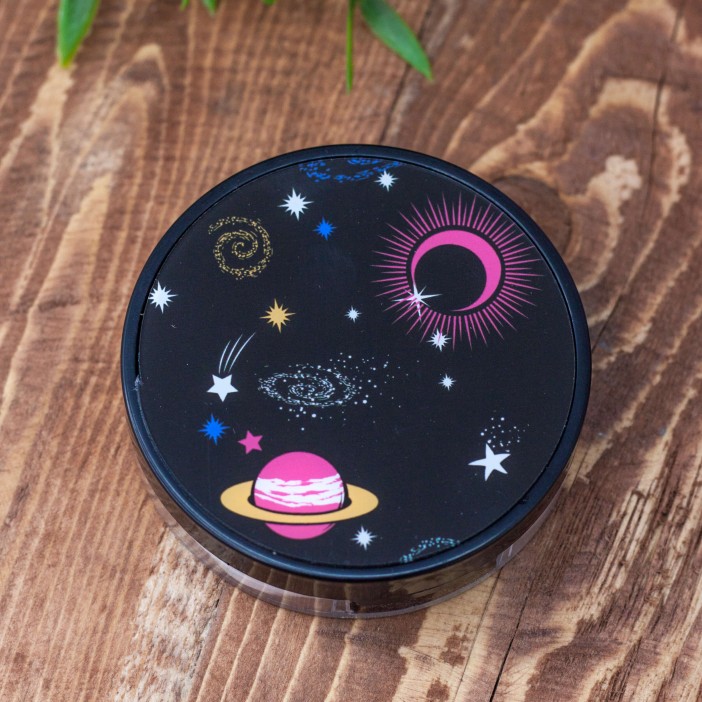 Контейнер для линз "Space star", red 