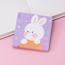 Блок для заметок "Cute hare", purple