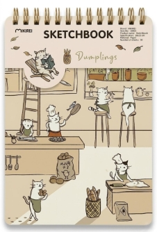 Скетчбук (В5) "Семейное дело три", белый (18*25) 30 л. 130 г/м