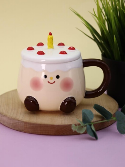 Кружка «Funny cake», brown (460 ml) 