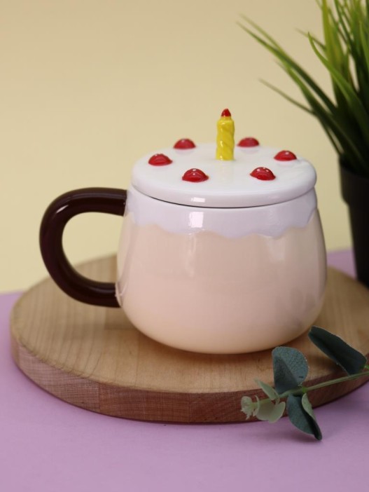 Кружка «Funny cake», brown (460 ml) 