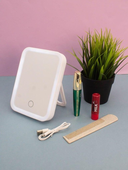 Зеркало настольное с подсветкой &quot;Bright touch&quot;, 17.3*12.8 см 